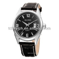 Elegant Mens Leather Wrist Watch